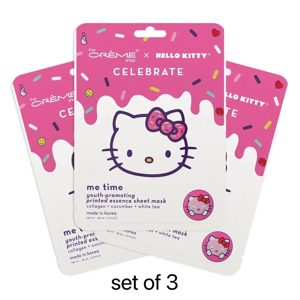 The Crème Shop x Hello Kitty CELEBRATE Youth-Promoting Essence Sheet Mask